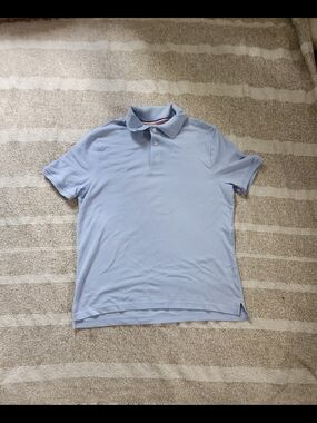 French Toast Light Blue Men's Polo Shirt
